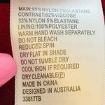 Bardot Elegant Burgundy Sheer Wrap Top Photo 7