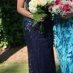 Sherri Hill Navy Dress Photo 0