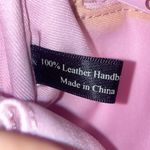 Arden B Light Pink Pearlized . Leather Wristlet Photo 6