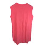 Frank & Eileen  Mini Cory VTG Muscle Tee Coral Pink Sleeveless Shirt Dress LG Photo 7