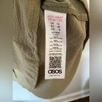 ASOS NWTs  Mini Dress Sage Green Above Knee Resort Vaca Yacht Button Summer Boho Photo 10