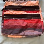 LeSportsac Classic Kylie Crossbody Bag 3 Pocket Striped Colored Mountains Photo 1
