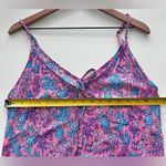 Simply Southern  pink blue seahorse print straps Maxi dress lightweight M Photo 4