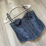 Urban Outfitters Corset Tank Top modern love womens Blue (large) lace party Photo 5