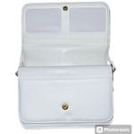 Buxton Womens Leather Wallet Purse Crossbody Handbag Clutch White Photo 1