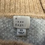 A New Day Fairisle Cozy Soft Sweater Women’s Size XS Brown Tan Photo 4