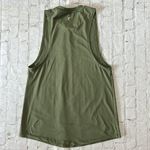 Zyia  Active Kettle Ball Moon Olive Green Athletic Workout Tank Top Size Small Photo 5