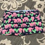 Simply Southern  shorts. NWOT size 6 navy pink elephants flat front. Has pockets Photo 0