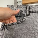 ZARA Straight Leg Grey Gray High Rise Womens Jeans 8 Zip Fly Casual Fall Denim Photo 5