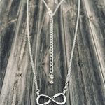 Silver Infinity Necklace Photo 0