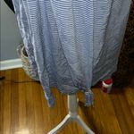 Moon Kiss Striped Off-Shoulder Blouse - Blue Photo 8