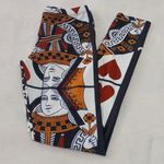 Blackmilk Style Casino Queen Of Hearts Reversible Stretch Leggings Photo 2