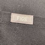 FIGS Women’s Scrub Top Black V-Neck M Short Sleeve Technical Collection Photo 2