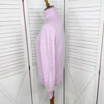 Loft Confetti Speckled Turtleneck Multi Knit Sweater Lilac Purple Small Photo 2