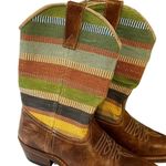 Handmade  Guatemalan Leather Artisan‎ Festival Boots Size 8.5-9 Photo 1