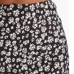 Nordstrom Black/White Floral Slip Skirt with Lace Hem- size XS Photo 2