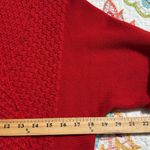Ruby Rd. women’s size large red crochet sweater short sleeve workwear casual Photo 3