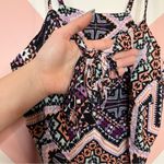 EXPRESS NWT  Top Aztec Print Halter Top Boho Indie Bohemian Summer Size Small Photo 3