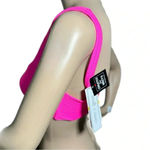 New Salt + Cove Juniors Variegated Ribbed Bikini Top Bright Pink Size Medium Photo 2