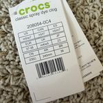 Crocs NWT  Classic Spray Dye Clogs Shoes Size Men’s 5 Women’s 7 Hippie Funky E3 Photo 5