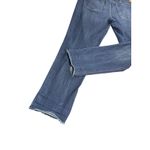 Seven 7 Weekend Slim Fit Jeans Dark Wash Denim Raw Hem Size 14 Stretch High Rise Photo 9