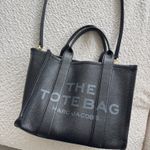 Marc Jacobs Black Leather Tote Bag Photo 6