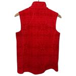 Woolrich  Vibrant Red Zip-Up‎ Fleece Vest Photo 3
