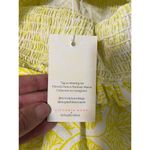 NWT Kathleen Maeve X Victoria Dunn Women Sundress Smocked Top Beachy Lemons sz L Yellow Size L Photo 6