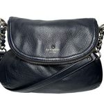 Kate Spade  Black Pebbled Leather Cobble Hill Penny Chain Handbag Shoulder Bag Photo 0