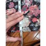 Lucky Brand Womens Floral Print Short Sleeve T Shirt Top M Black Pink Blue Photo 7