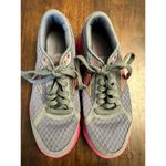 Reebok  your flex dark grey and pink mesh sneakers women's size 7 Photo 1