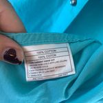 Ariat blue women’s collared shirt sz L studs western country coastal cowgirl Photo 7