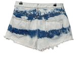 PacSun Distressed High Waisted Denim Festival Shorts Tie Dye Women’s Size 28 Photo 4