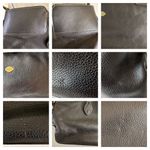 Isanti Leather Crossbody Bag Navy Top Zip Tote Handles Logo Code Italy Travel Blue Photo 11