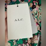 ALC Frank NWT A.L.C Green Kiki Floral Ruched Mini Dress Photo 9