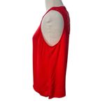 Stitch Fix *New Skies Are Blue Tiffany Ladder Trim Top Red Womens L Romantic Photo 4