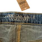 American Eagle NWT  jean SHORTS Boy Midi Stretch SZ 14 Photo 4