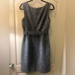 Banana Republic Brand New!  Black & Gray Belted Tweed Power Dress Size 8 Photo 5