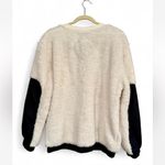 UGG  Women's Cream and Black Sherpa Sweater Photo 2
