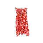 Cupshe  Red Floral Smocked Tiered Halter Midi Dress Vacation Resortwear Photo 4