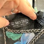 Little Mistress  Pintuck Pleated Floral Maxi Dress‎ Black Size 2 Photo 4