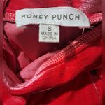 Honey Punch Lace Up Soft Velvet Pink mini Skirt size S Photo 4