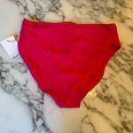 Quince NWT Italian High Rise Hibiscus Pink Bikini Bottom Swimwear Sz L Photo 10