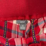 Aerie Red White & Navy Blue Plaid Drawstring Jogger Pajama Pants Photo 9