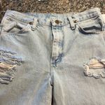 Wranglers Vintage Rewashed Distressed Light Blue Jeans GUC Size 31x32 #3289 Photo 1