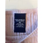 Vtg Polo Jeans Co Ralph Lauren Cable Knit Sweater Womans L Preppy Baby Pink Size L Photo 1