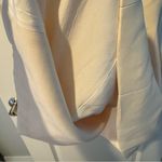 Christian Dior  Beige Breasted Cap Sleeves Off White Mini Dress Photo 6