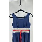 Vintage Mistee 70s 80s red white blue long night gown sexy classic Photo 2