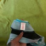 Tropical Escape Blue black and white striped tankini top Photo 3