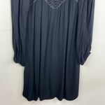 American Eagle  Crochet Black solid Dress v neck size Medium Photo 6